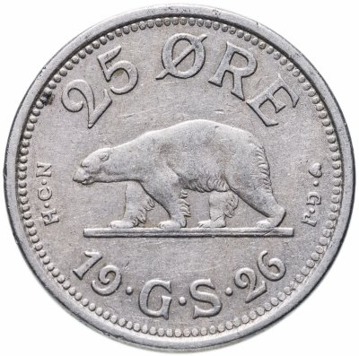 купить Гренландия 25 эре 1926