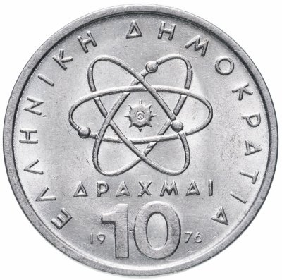 купить Греция 10 драхм 1976