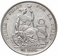 купить Перу 1/2 соль 1935