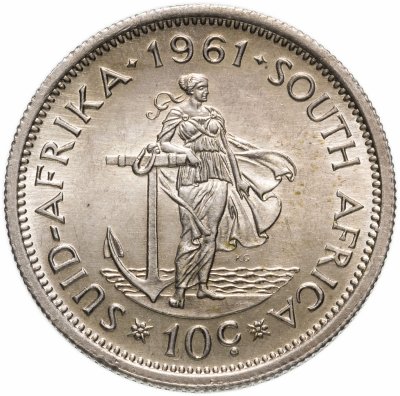купить ЮАР 10 центов (cents) 1961