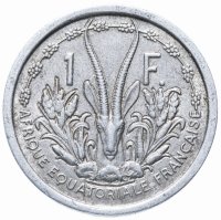 купить Французская Экваториальная Африка 1 франк 1948