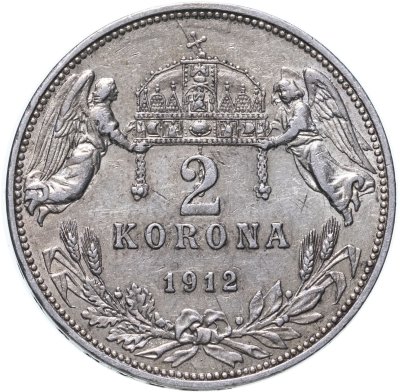 купить Венгрия 2 кроны (corona) 1912