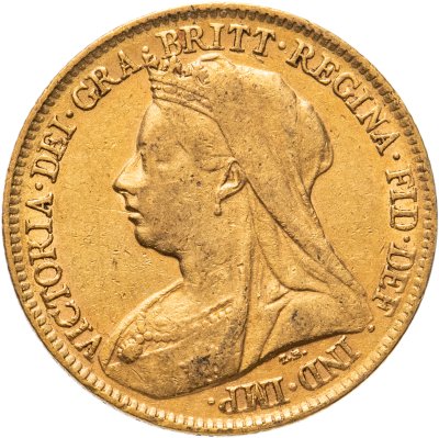 купить Великобритания 1/2 соверена (полсоверена, half sovereign) 1894