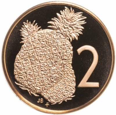 купить Острова Кука 2 цента (cents) 1976