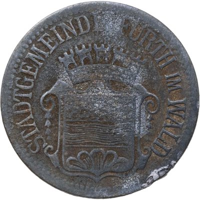 купить Германия (нотгельды) 50 пфеннигов 1917 "Город Фурт-им-Вальд"