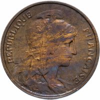 Купить Франция 5 сантимов (centimes) 1916