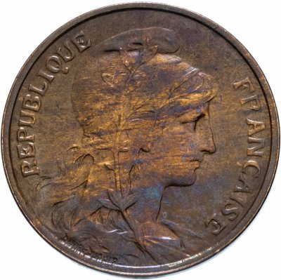 купить Франция 5 сантимов (centimes) 1916