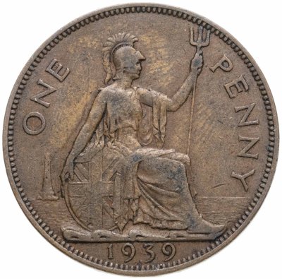 купить Великобритания 1 пенни (penny) 1939