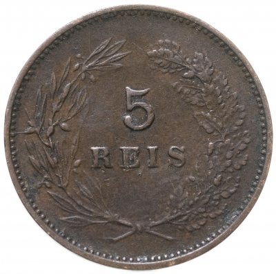 купить Португалия 5 рейс (reis) 1906