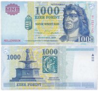 купить Венгрия 1000 форинтов 2000 Pick 185 Миллениум