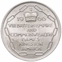 купить Ямайка 5 шиллингов (shillings) 1966 VIII Игры Содружества