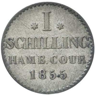 купить Германия (Гамбург) 1 шиллинг 1855