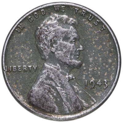 купить США 1 цент (cent) 1943 без знака монетного двора