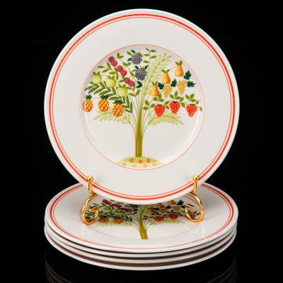 купить Набор десертных тарелок на 5 персон, коллекция Bon Appetit, фарфор, vitro, Villeroy & Boch, Германия, 1983-1989 гг.