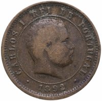 купить Португалия 5 рейс (reis) 1892