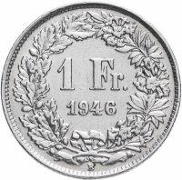 купить Швейцария 1 франк 1946