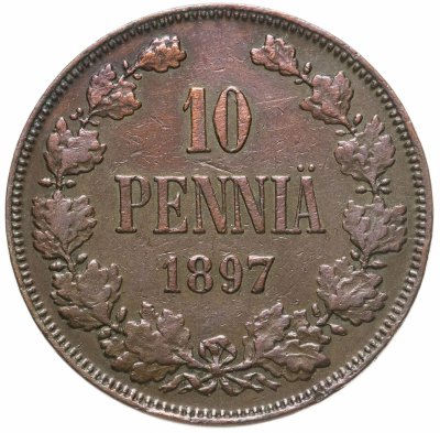 купить 10 пенни (pennia) 1897