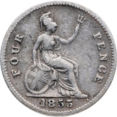 купить Великобритания 4 пенса (pence) 1855