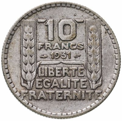 купить Франция 10 франков (francs) 1931