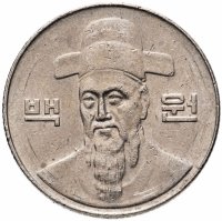 купить Южная Корея 100 вон (won) 1983-2017, случайная дата