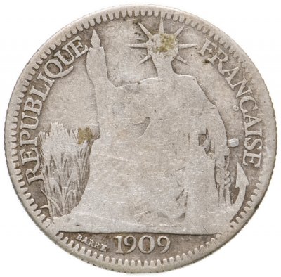 купить Французский Индокитай 10 сантимов (centimes) 1909