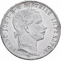 Купить Австрия 1 флорин 1860