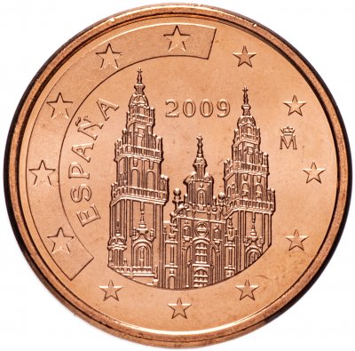 купить Испания 5 евроцентов (cents) 2009