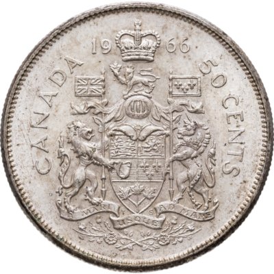 купить Канада 50 центов (cents) 1966