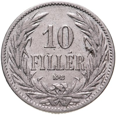 купить Венгрия 10 филлеров (filler) 1894