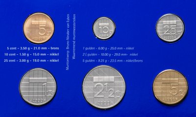 купить Нидерланды набор монет 2000 (6 монет)