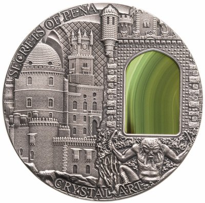 купить Остров Ниуэ 2 доллара 2014 "Искусство кристаллов - замок Пена", в футляре