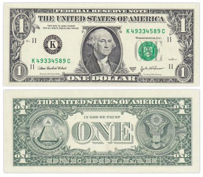купить США 1 доллар 2003А (Pick 515b) K-Даллас "FW" (Fort Worth)