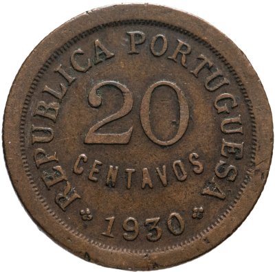 купить Кабо-Верде 20 сентаво (centavos) 1930
