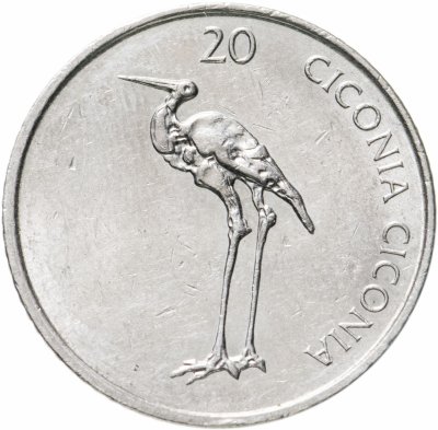 купить Словения 20 толаров (tolarjev) 2004