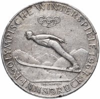 Купить Австрия 50 шиллингов 1964 "Зимние Олимпийские игры в Инсбруке"