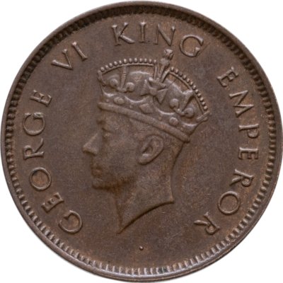 купить Британская Индия 1/4 анны (anna) 1939
