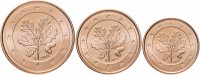 купить Германия набор 1,2,5 центов 2019 (3 монеты - 1,2,5 центов, UNC)