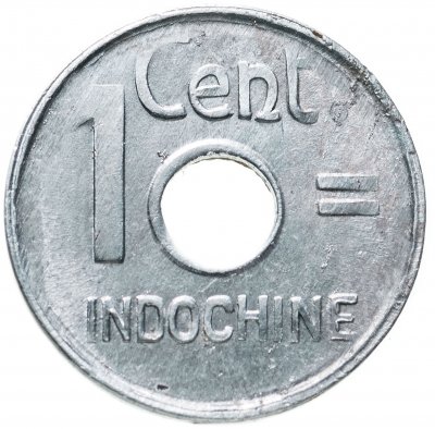 купить Французский Индокитай 1 сантим (centime) 1943 Гладкий гурт
