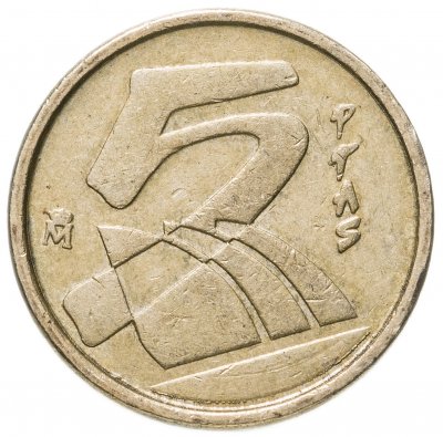купить Испания 5 песет (pesetas) 1989-2001, случайная дата