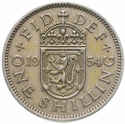 купить Великобритания 1 шиллинг 1954