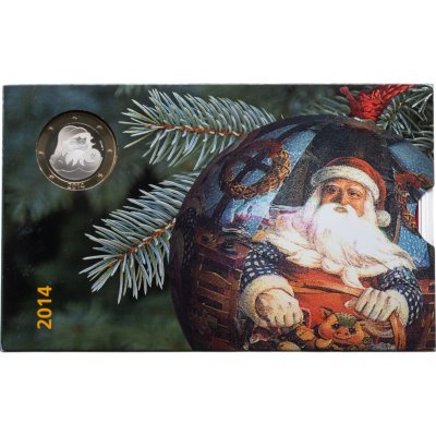 купить Швейцария, годовой набор из 7 разменных монет 2014 г. и жетона Proof, специальный рождественский выпуск, в оригинальной упаковке