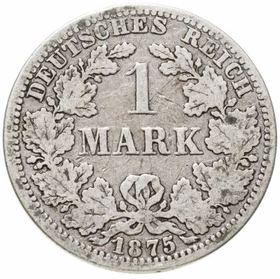купить Германская империя, Пруссия 1 марка 1875 "А" - Берлин