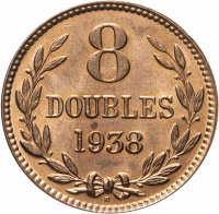купить Гернси 8 дублей (doubles) 1938