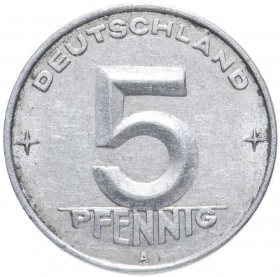 купить Германия (ГДР) 5 пфеннигов 1952-1953 A