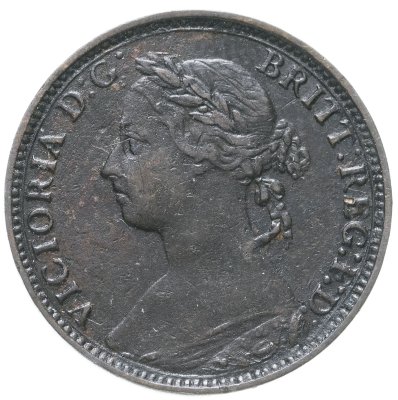 купить Великобритания 1 фартинг (farthing) 1893