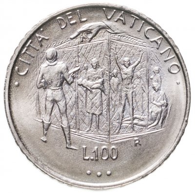 купить Ватикан 100 лир (lire) 1995