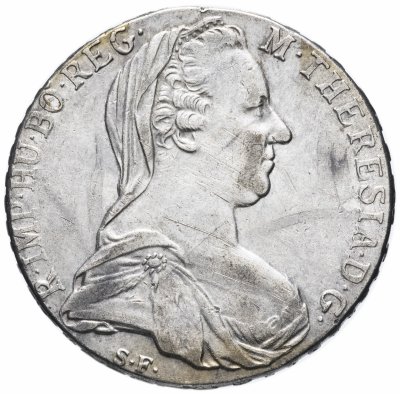 купить Рестрайк талера Марии Терезии 1780 года