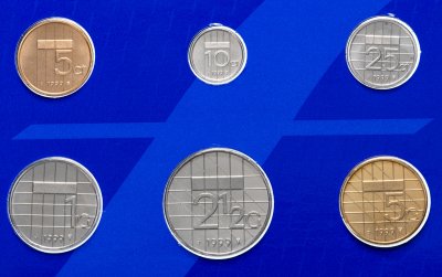 купить Нидерланды набор монет 1999 (6 монет)