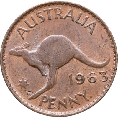 купить Австралия 1 пенни (penny) 1963