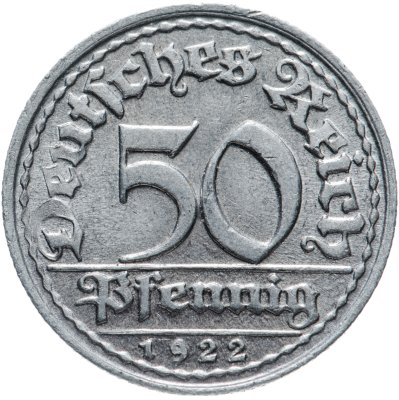 купить Германия (Веймарская республика) 50 пфеннигов 1922